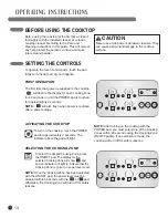 Предварительный просмотр 14 страницы LG Studio LSCI307ST User'S Manual & Installation Instructions