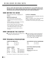 Предварительный просмотр 20 страницы LG Studio LSCI307ST User'S Manual & Installation Instructions