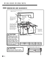 Предварительный просмотр 22 страницы LG Studio LSCI307ST User'S Manual & Installation Instructions