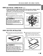 Предварительный просмотр 25 страницы LG Studio LSCI307ST User'S Manual & Installation Instructions