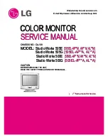 Предварительный просмотр 1 страницы LG Studio Works 500E Service Manual