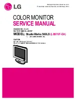 LG StudioWorks 560LS Service Manual предпросмотр