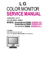 LG StudioWorks 900B CB997G-EL Service Manual предпросмотр