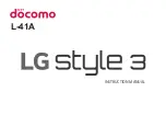 LG Style 3 Instruction Manual preview