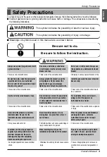 Preview for 3 page of LG SW302HP Owner'S Manual