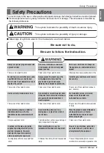 Preview for 3 page of LG SW342HP Owner'S Manual