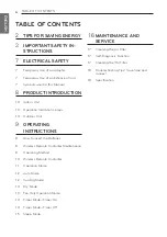 Preview for 6 page of LG SX092CL NL1 Owner'S Manual