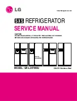 LG SxS GR-L207MSU Service Manual предпросмотр