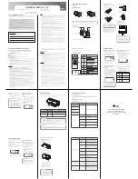 Preview for 2 page of LG T05NL Owner'S Manual