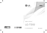 Preview for 1 page of LG T315i User Manual