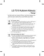 Preview for 3 page of LG T315i User Manual