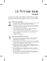 Preview for 33 page of LG T315i User Manual