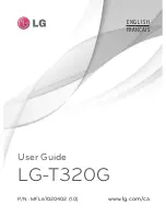 Preview for 1 page of LG T320G User Manual