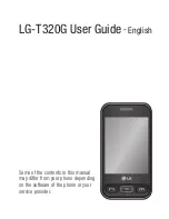 Preview for 3 page of LG T320G User Manual