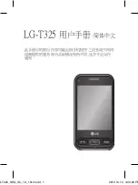 Preview for 37 page of LG T325 User Manual