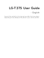 Предварительный просмотр 91 страницы LG T375 User Manual