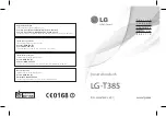 LG T385 User Manual preview