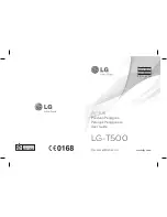 LG T500 User Manual preview