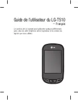 Предварительный просмотр 3 страницы LG T510 User Manual