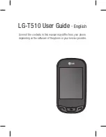 Предварительный просмотр 73 страницы LG T510 User Manual