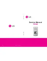 LG T5100 Service Manual preview