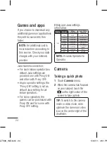 Preview for 26 page of LG T535 User Manual