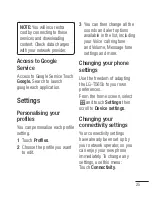 Preview for 18 page of LG T585b User Manual