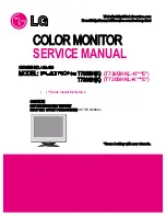 Предварительный просмотр 1 страницы LG T730BHKL Service Manual