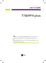 Предварительный просмотр 1 страницы LG T750FPH plus User Manual