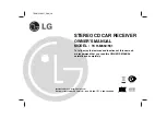 LG TCH-M550 Owner'S Manual preview