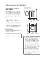 Preview for 12 page of LG TCW2013CS1 Owner'S Manual