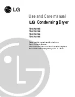 LG TD-C70210E Use And Care Manual preview