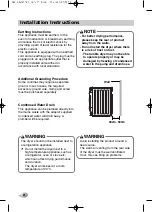 Preview for 8 page of LG TD-C7066W Owner'S Manual