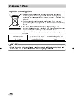 Предварительный просмотр 30 страницы LG TD-C801H Owner'S Manual