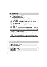 Предварительный просмотр 2 страницы LG TD-V10247G Owner'S Manual