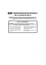 Предварительный просмотр 7 страницы LG TD-V10247G Owner'S Manual