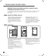 Предварительный просмотр 10 страницы LG TDD15515S Owner'S Manual