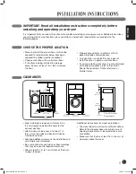 Предварительный просмотр 9 страницы LG TDN12515 Owner'S Manual