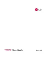 Preview for 1 page of LG TE365F User Manual