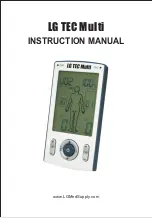 LG TEC Multi Instruction Manual preview