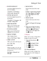 Preview for 63 page of LG TERRA User Manual