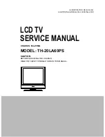 LG TH-20LA60PS Service Manual предпросмотр