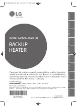 Preview for 1 page of LG THERMA V HA031M E1 Installation Manual