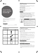 LG Therma V PHLLA Installation Manual preview
