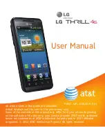 Preview for 1 page of LG THRILL 4G User Manual