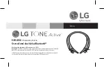 Предварительный просмотр 23 страницы LG TONE Active HBS-850 User Manual