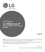 Preview for 3 page of LG TONE Active HBS-A80 User Manual