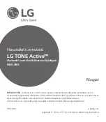 Preview for 99 page of LG TONE Active HBS-A80 User Manual