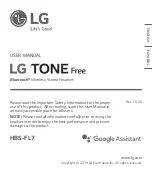 Preview for 1 page of LG Tone Free HBS-FL7 User Manual