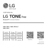 Предварительный просмотр 1 страницы LG TONE Free HBS-FN4 User Manual